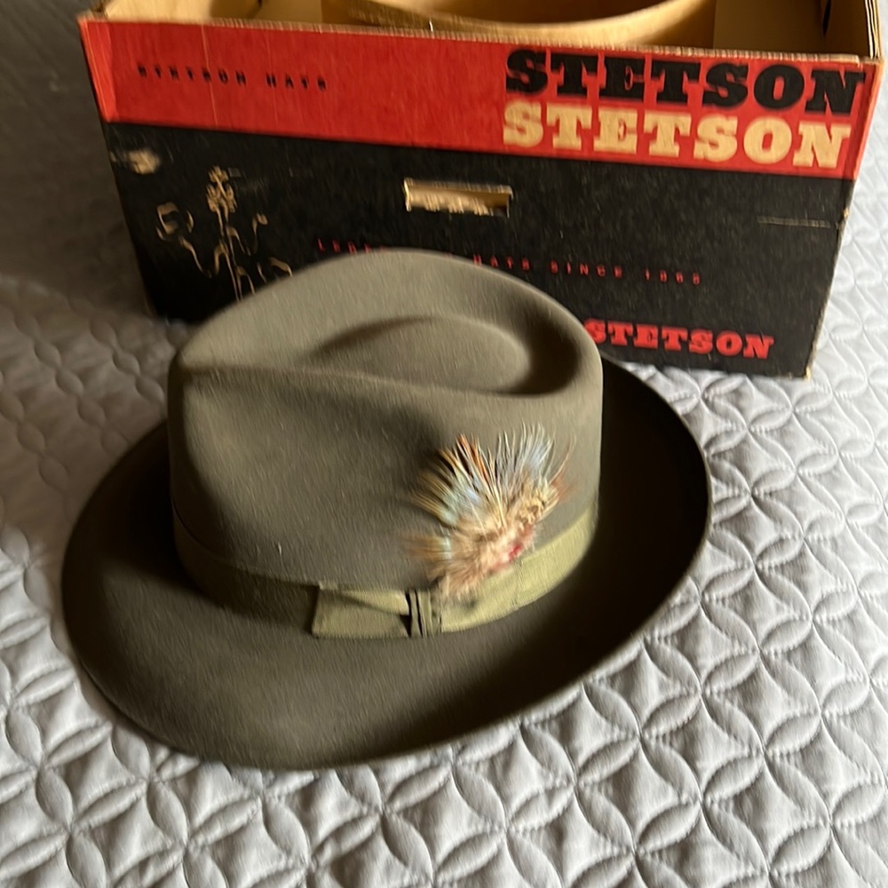 Stetson hat NEW WITH BOX Panama/ fedora style